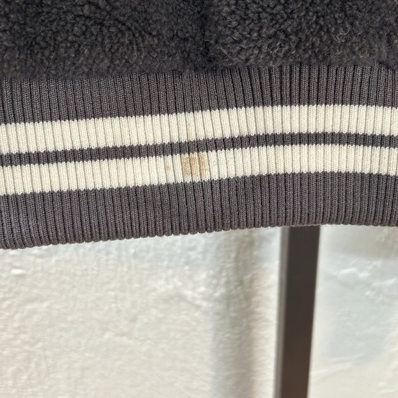 Samantha Sipos Grey Varsity Bomer Jacket - Picture 3 of 6